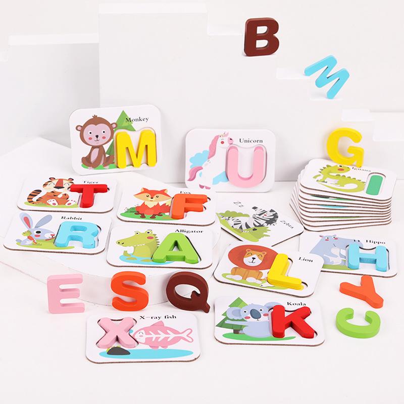 Alphabet Spelling Game: English Flashcards for Kindergarten Puzzle and Early Learning