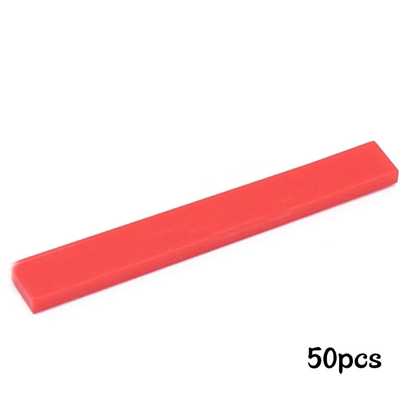 50pcs Smooth 1x8 DIY Building Blocks Figure Bricks 10Colors Educational Creative Size Compatible With 4162 Toys for Children