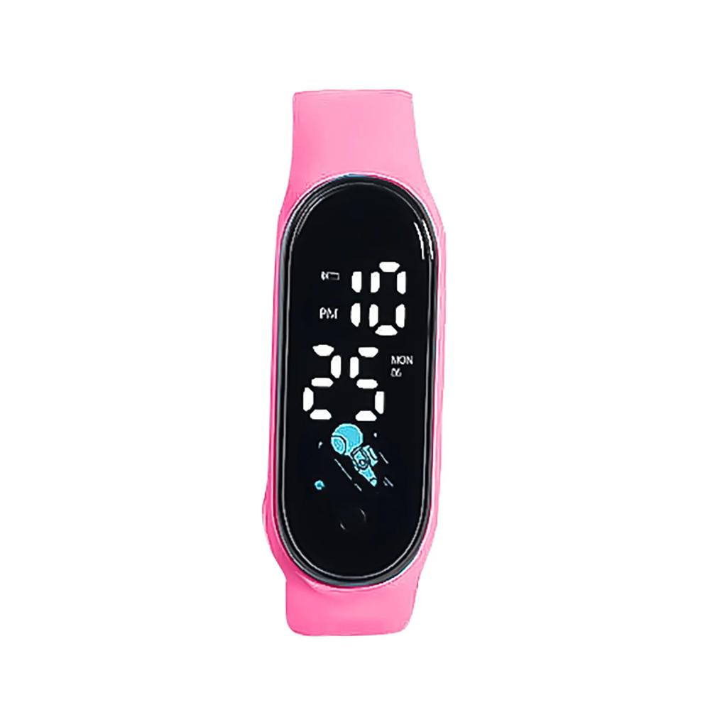 Children Watch Solid Color Adjustable Strap Led Digital Electronic Sports Wrist Watch For Boys Girls Watches Sports Wristwatches