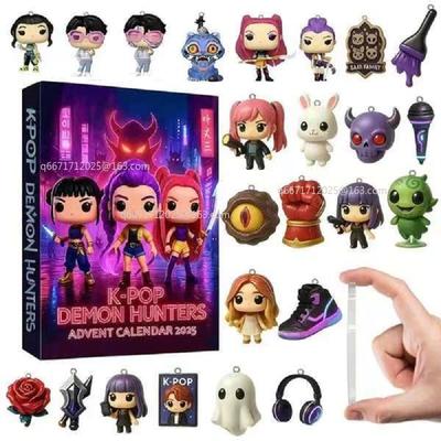 Christmas Blind Box Devil K-pap Demon Hunter KDH Premium Advent Calendar  Witch Hunting Team Acrylic Pendant Toy Gift