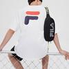 FILA Fusion Casual Sports Round Neck Printed Short Sleeve T-Shirt Unisex Tops White T11U126110KWT