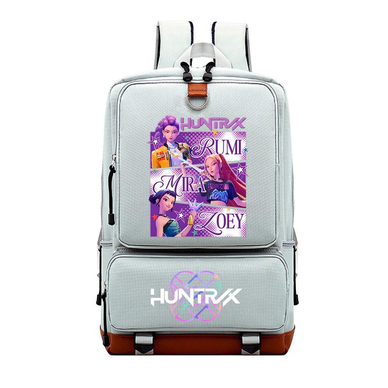 Anime Cartoon Peripheral Korean Version Student Schoolbag Large Capacity Leisure Travel Bag Personalized Printing Backpack