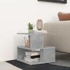 VidaXL Side Table Concrete Grey 40x40x40 Cm Chipboard