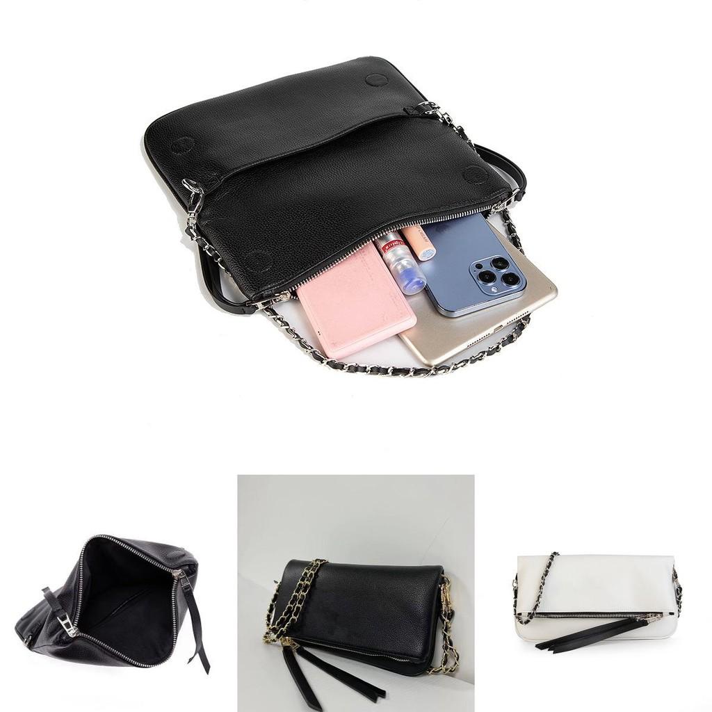 Solid Color Pu Single Shoulder Crossbody Bag For Daily Use