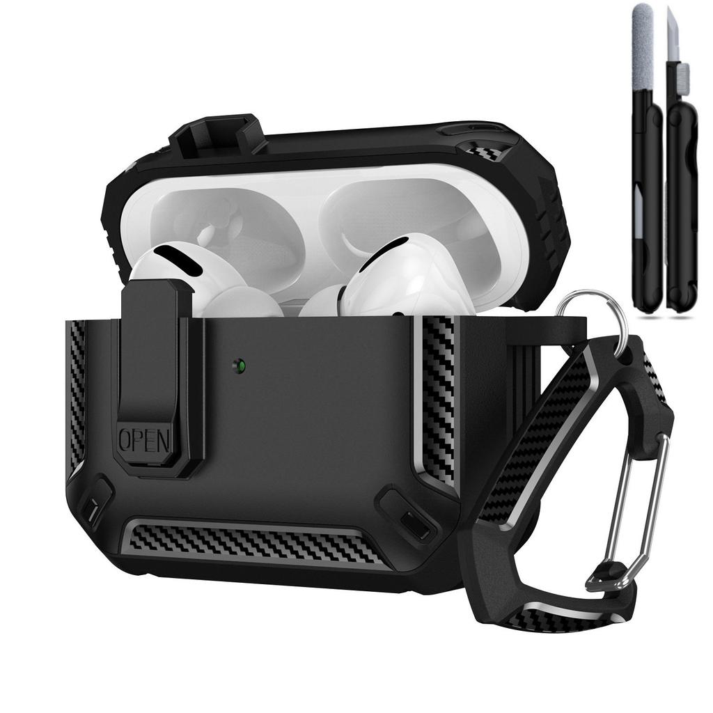 Case for AirPods Pro 3 with & Cleaning Kit Shockproof Dustproof [Secure Lock Design] Protective Cover for AirPods Pro 3