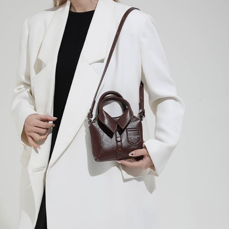 Mini tote bag female niche design one-shoulder crossbody bag