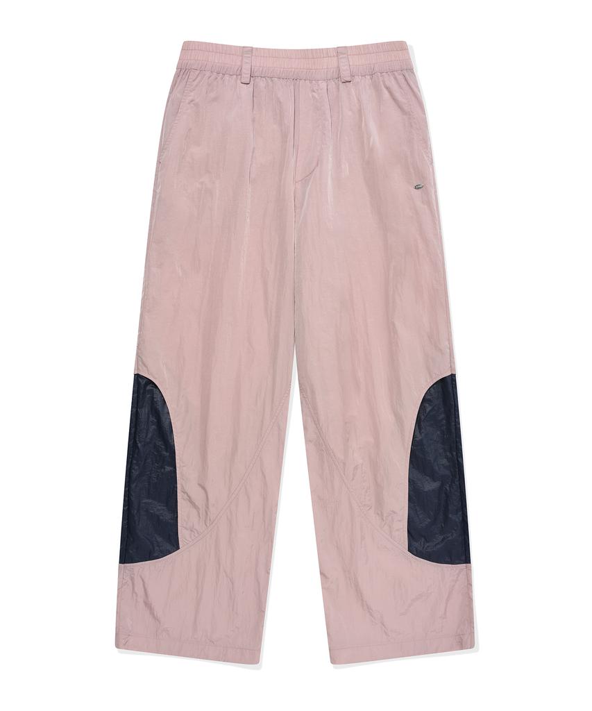 FALLETT Cut-Out Layered String Pants Pink