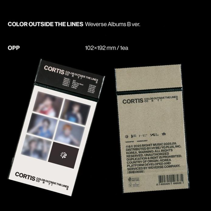 CORTIS The 1st EP COLOR OUTSIDE THE LINES Weverse Albums Ver. & POB