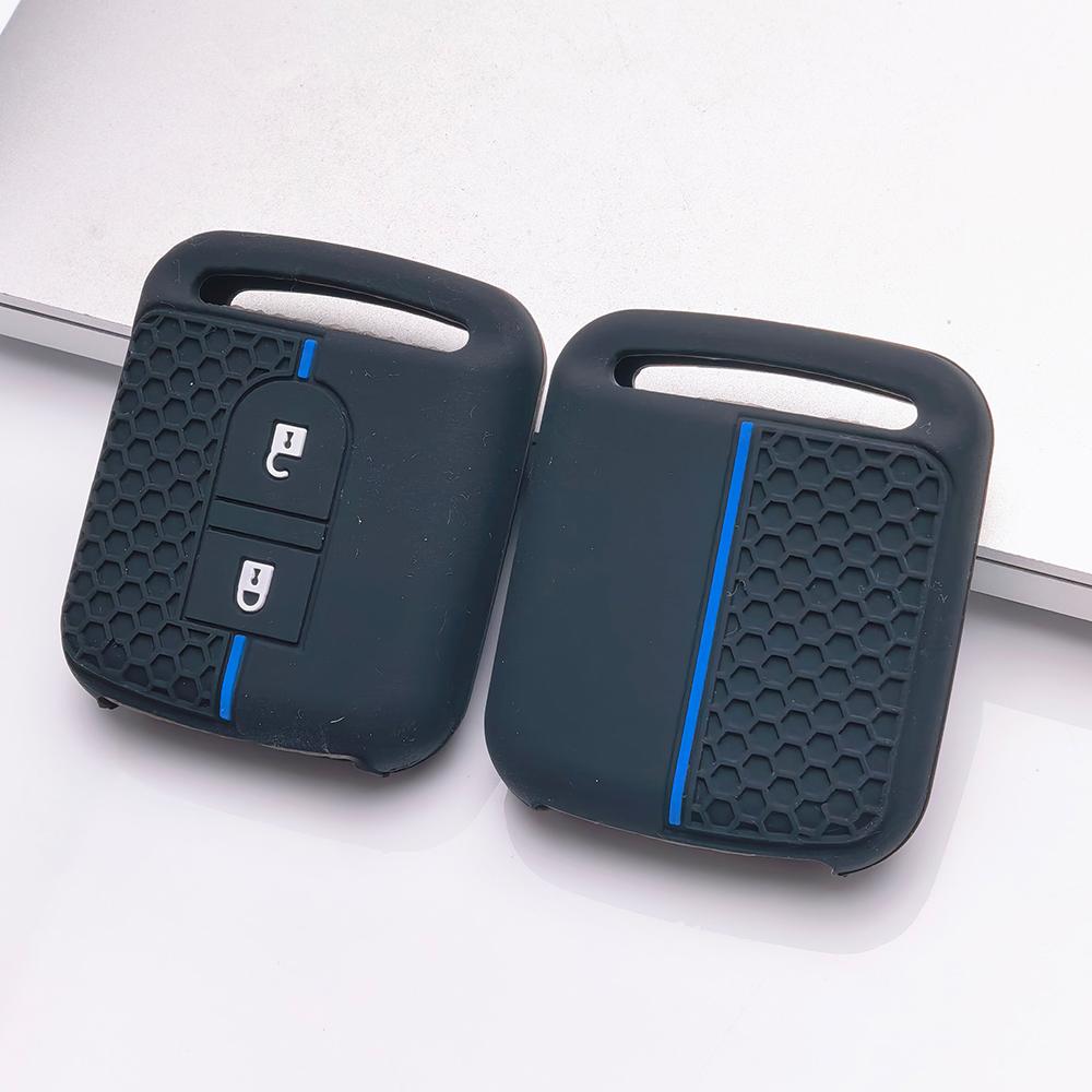 Key Fob Cover for Nissan Qashqai Micra Tiida Sunny Livina Sylphy Anti-Scratch Surface Shockproof Structure Soft Grip Texture Easy Install Design