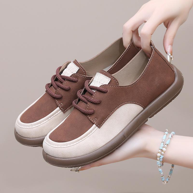 Shoes women's 2025 new versatile women's shoes casual breathable fashion shoes wear-resistant soft sole non-slip single shoes