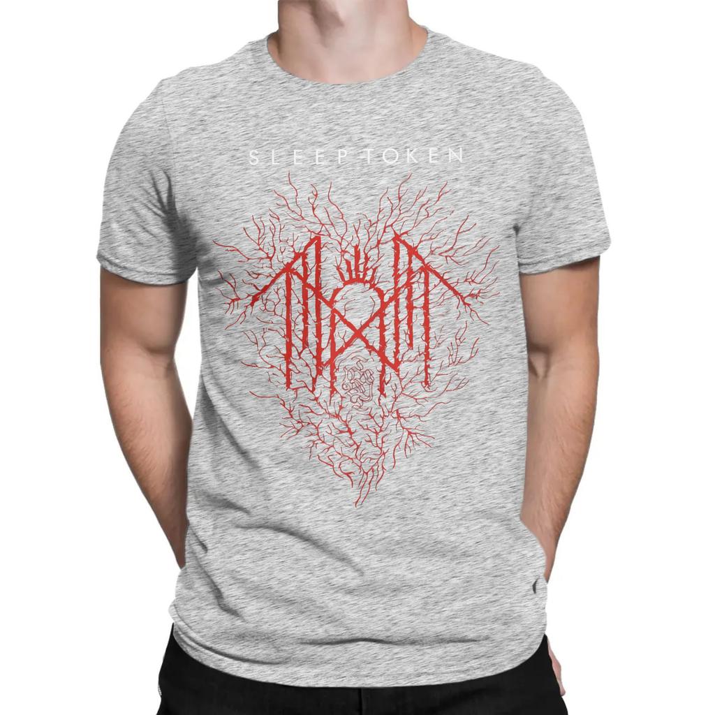 Sleeps Tokens Metal Zubehör Herren Damen T-Shirts 100% Baumwolle T-Shirt Grafikdruck T-Shirt Kleidung