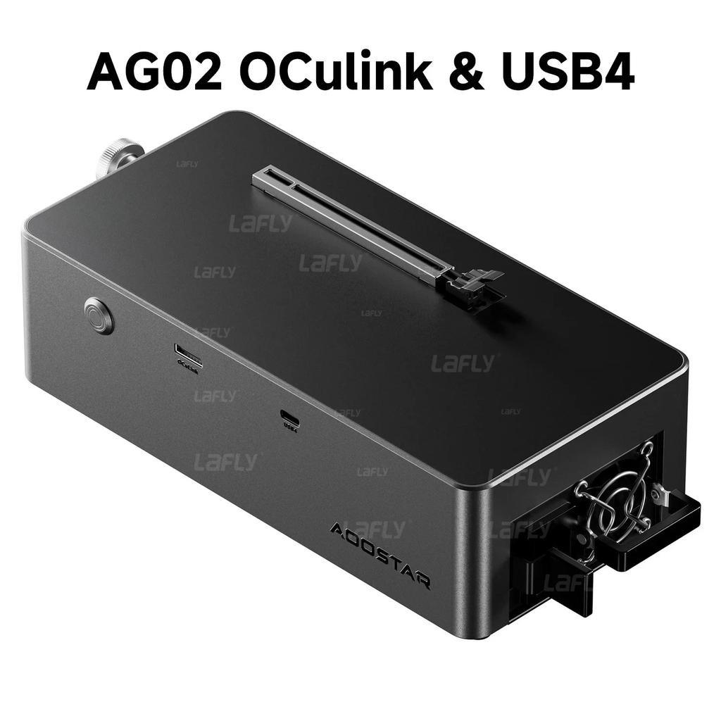 AOOSTAR AG02 OCulink USB4 Graphics Card 3*8Pin Built-in 800W Power Supply Game PCIex16 Extension Open Space for Laptop