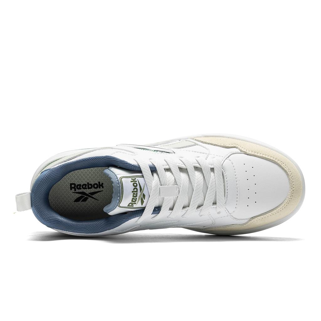 Reebok Slip Resistant Abrasion Resistant Low top Skateboard Shoes Men's White Black 26M1321MJ01FMC