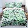 Various Ball Pattern Background Duvet Cover Set Digital Print Colorful Polyester Bedding with Zipper Closur for kids gifts