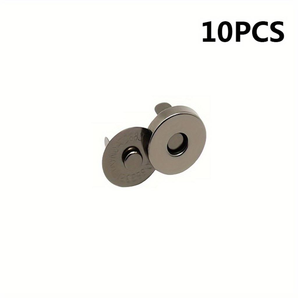 10 Sets Magnetic Snap 18mm Fastener Buckle Wallet Magnet Buckles Set, For Sewing, Crafts, Purses, Bags, Clothes