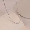 Heartbreak Sterling Silver Pearl Necklace - Women's Summer Light Luxury Niche Choker with Exquisite Millet Bead Clavicle Chain