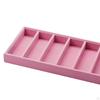 Eyeglass Display Tray, Frame Storage Box with Compartments, Velvet MDF, Secure for Valets,