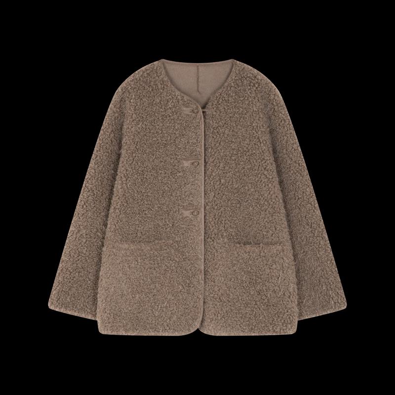 Mohan Yimei New Chinese Style Faux Fur Winter Coat