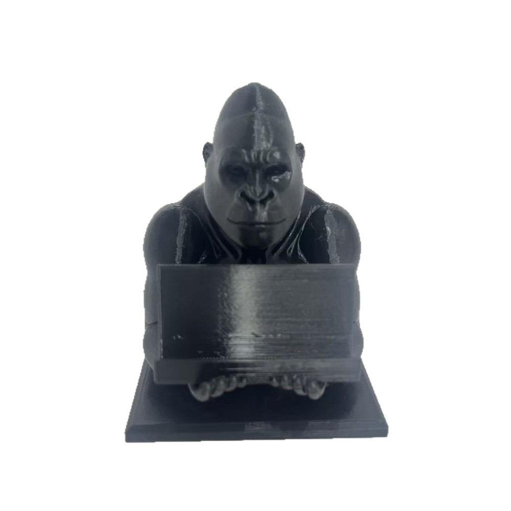 

Funny Gorilla-Shaped Stand Creative Pen Holder Phone Stand Desktop Accessory Home Decor 11cm Black-A