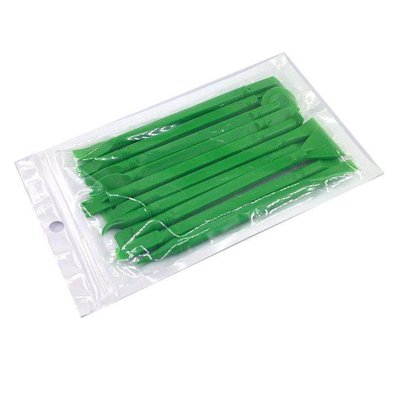 10pcs/Set Newest 10 in 1 Plastic Crowbar Disassembly Spudger Opening Tools Kit for Mobile Phone Computer Repairing Opening Tools
