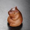Cute Capybara Ornament Table Figure Distinctive Clay Capybara for Collector
