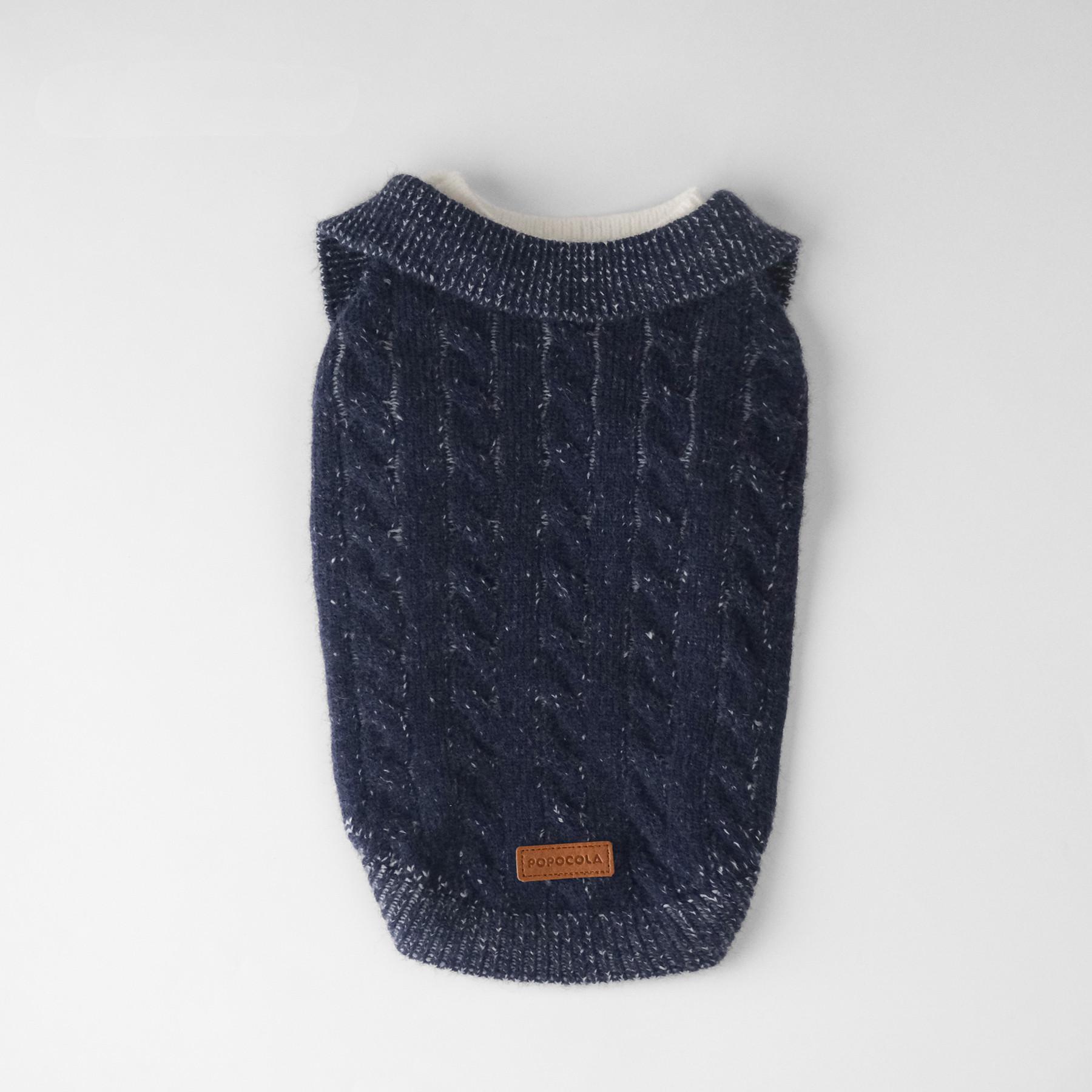 

Cat Puppy Small Dog Clothing Sweater Coat Winter Pet Apparel Yorkie Pomeranian Shih Tzu Maltese Poodle Bichon Schnauzer Clothes XS（old） темно-синього кольору