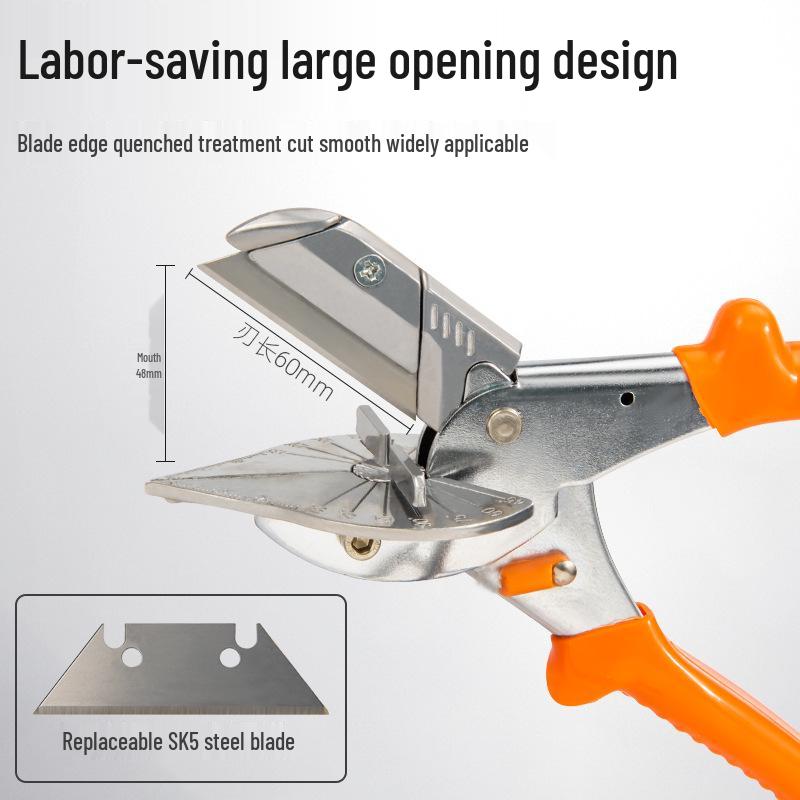 Kabelkanalschere 45° Winkel Schneidezange für Elektriker und Schreiner