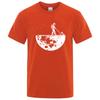 2026 Unisex Tshirt High Quality100 Funny Cotton Lunar Cleaner Printing Casual Cool Loose Oneck Male For Unisextshirt Hip Hop Tees