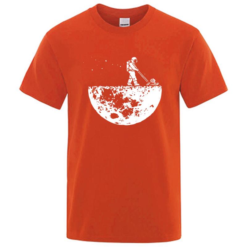 2026 Unisex Tshirt High Quality100 Funny Cotton Lunar Cleaner Printing Casual Cool Loose Oneck Male For Unisextshirt Hip Hop Tees