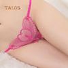 Talos Women Sexy Open Crotch Butterfly Hollow Strap Thong G-String Underwear Briefs Soft Panties