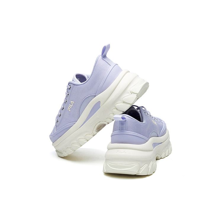 FILA Lava Comfortable Canvas Low-Top Lifestyle Sneakers Women sneakers Stone-Purple F12W124155FPR