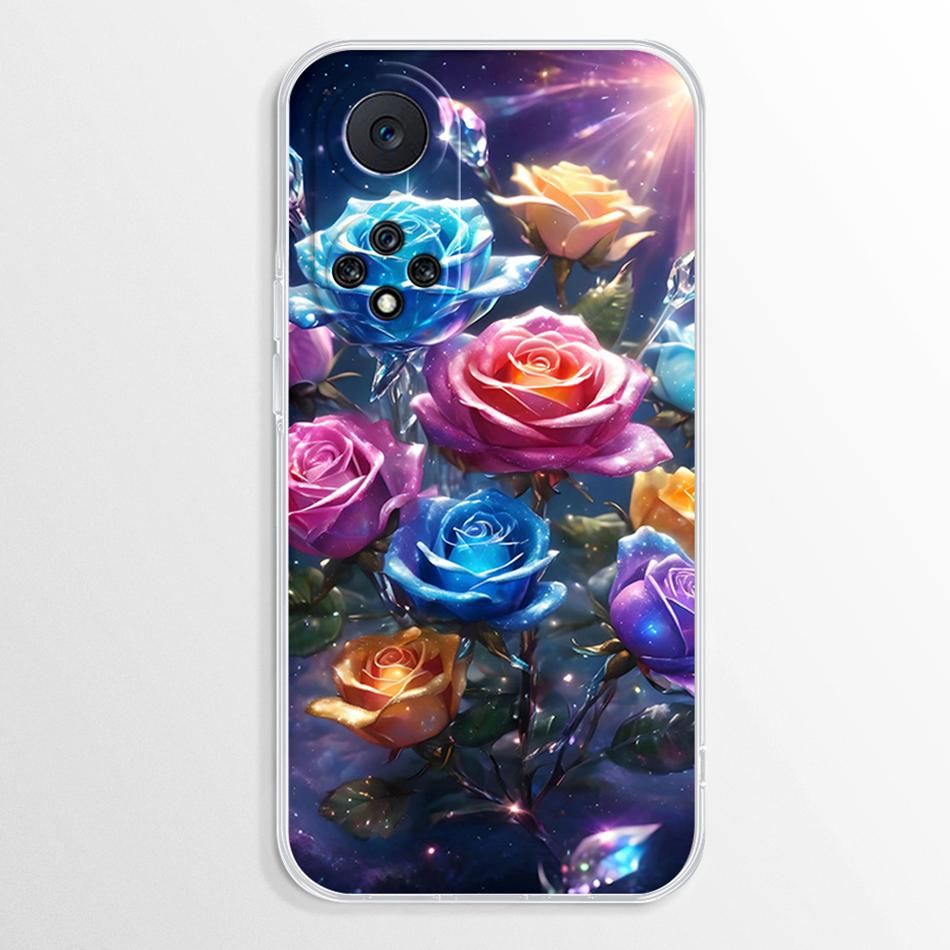 For Huawei Honor 50 Case Soft Silicone Fashion Marble Clear Cover For Honor 50 Honor50 Bumper NTH-NX9 Phone Case Honor 50 Fundas