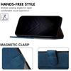 For Xiaomi Redmi Note 13 Pro+ 5G Leather Case Triangle Patchwork Wallet Stand Shockproof Phone Cover