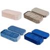 Portable Jewelry Box Velvets Jewelry Storage Case Elegant Jewelry Organizer Velvets Material for Storage and Display