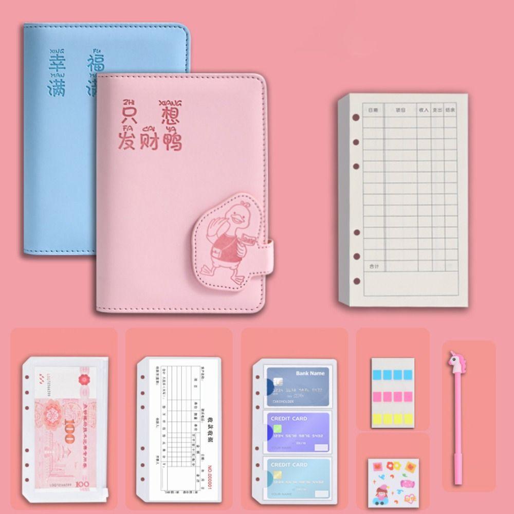 

Fashion Hand Book Budget Binder Family Financial Notes Book Primary School Student