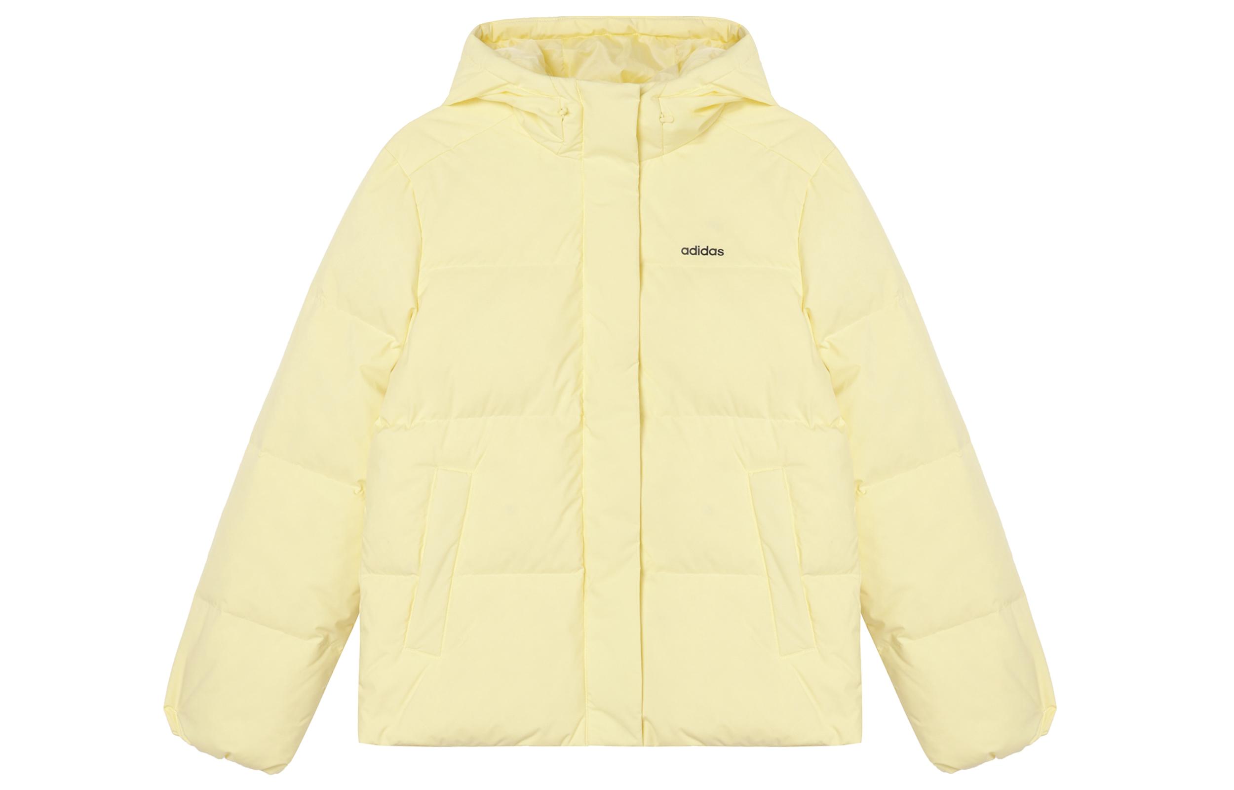 Adidas Down Jacket Women s Yellow JL9590 XS