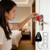 Portable Door Lock Double Hole Security Door Locker Safety Latch Metal Lock Home Room Hotel Anti Theft Security Lock
