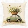 1/4pcs Floral Pillow Covers with Charming Designs Sofa cushion cover home bedroom room decoration