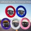 Fluffy Car Steering Wheel Cover,Steering Wheel Cover For Women Soft Plush Steering Wheel Cover Fashion Car Interior Decor Accessories Suitable For 15