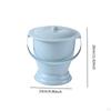 Nachttopf mit Deckel, Reiseurinal für Kinder und Erwachsene