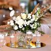 10/15/20/25/30CM Round Square Acrylic Mirror Wedding Party Table Centerpiece Mirror Tray Shatterproof Living Room Bedroom Bathroom Wall Decoration