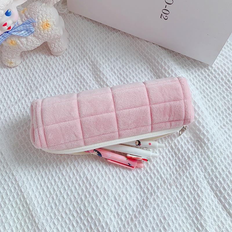 

Kawaii Plush Pencil Case Storage Bag Cute Pen Box For Girls Office Supplies Creative Stationery Back To School