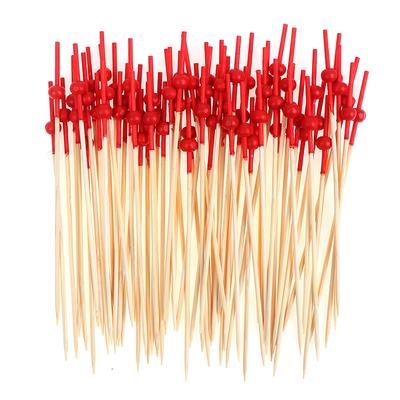 100X 12Cm Heart Bamboo Pick Buffet Cake Fruit Fork Party Dessert Salad Stick