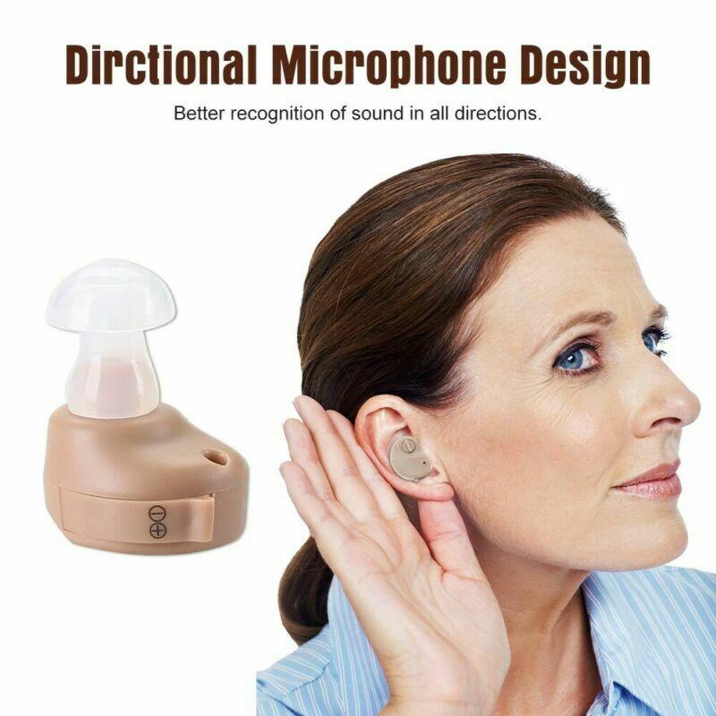 Invisible Mini In Ear Digital Hearing Deaf Aid Sound Voice Amplifier Enhancer