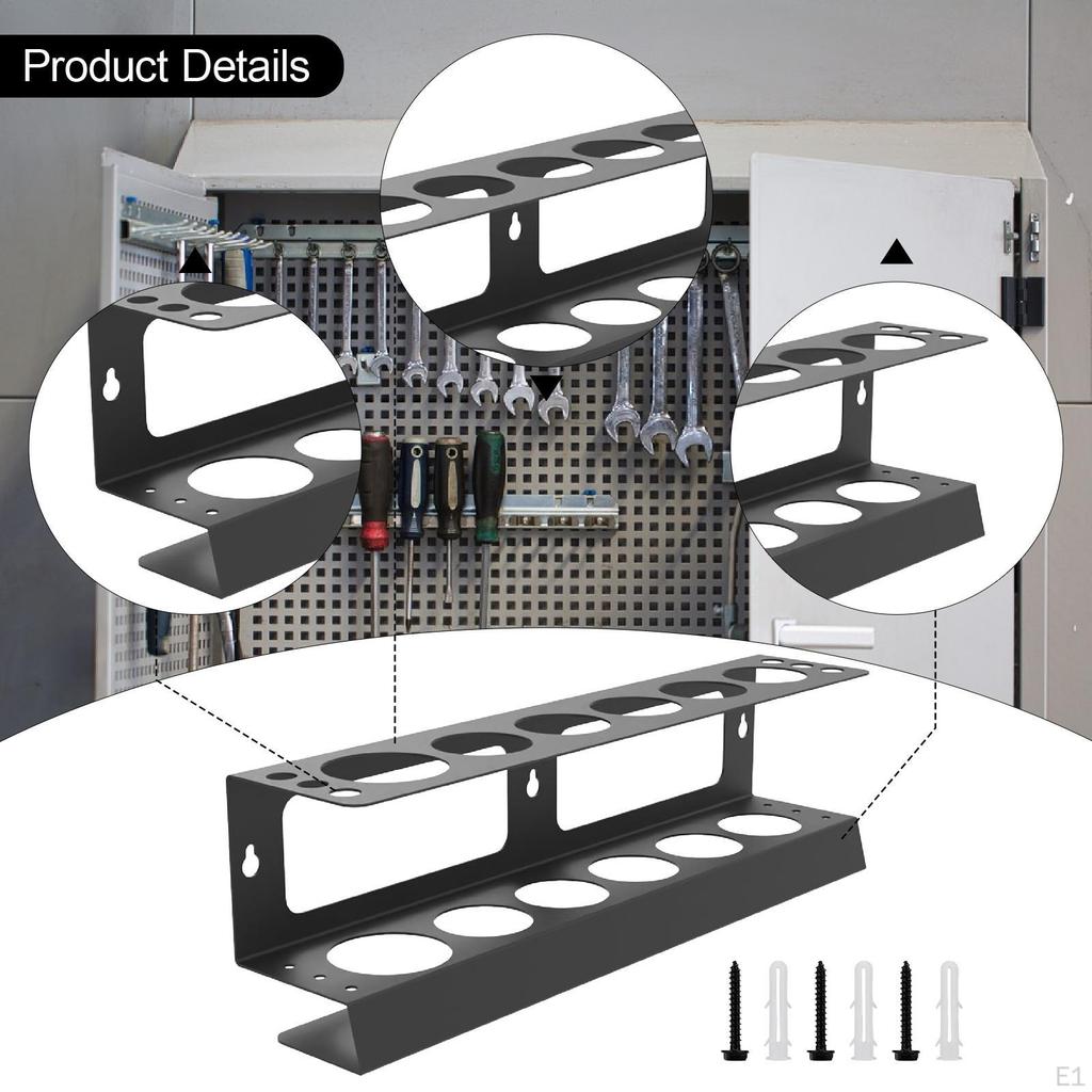 Wall Mount Caulking Tool Storage Rack Spray Can Simple Installation Save Space Sealant