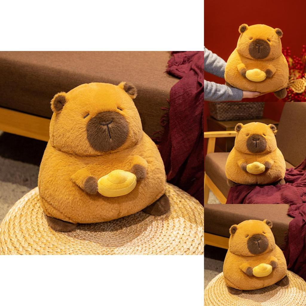 Adorable Brown Capybara Plush Toy For New Year Decoration Perfect For Gift Giving