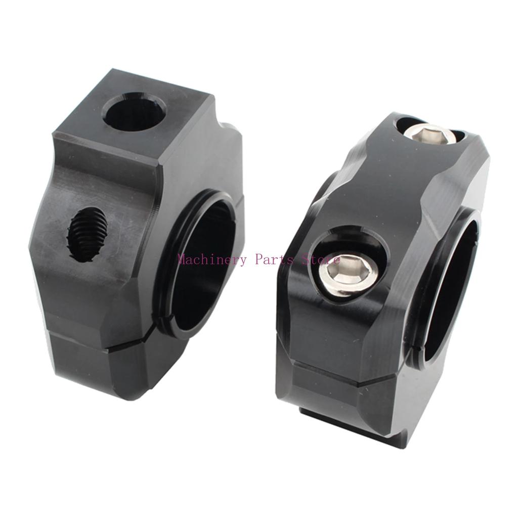 Pack of 2 1/8inch 28mm Handlebar Risers Mount Clamps for Motorcycle ATV Dirt Bike