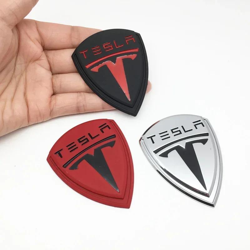 ALG1 Metal for Tesla Model 3 S X Y Roadster Cybertuck Car Fender Body Side Trunk Rear Sticker Badge Window Decal Exterior Accessories