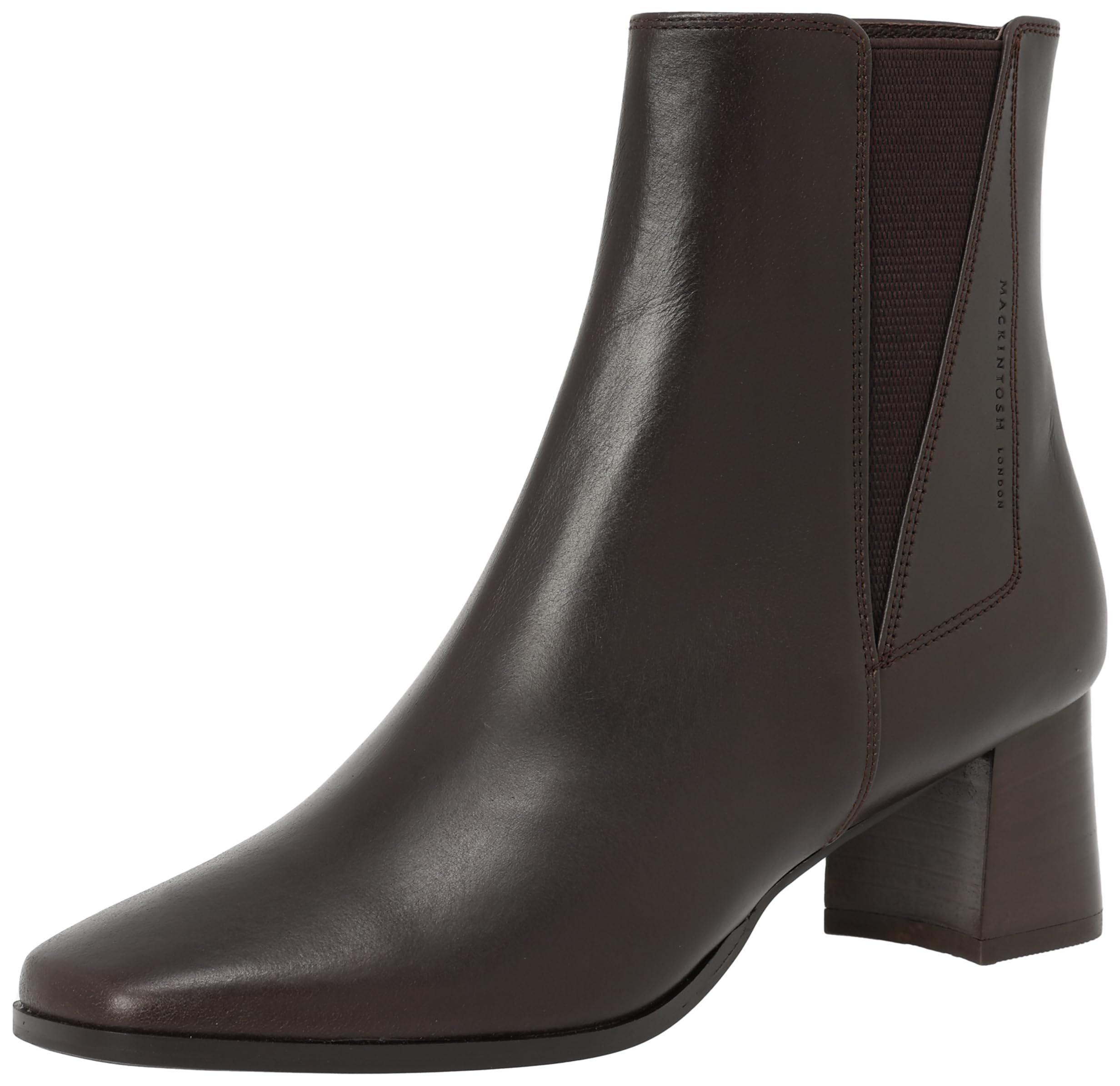 

Fashion Boots Square Toe Side Gore Short Boots DBR [Macintosh London]