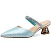 Fashion New Summer Fashion Sequins Decoration Women's Fashion Slippers Banquet Party Details Professional Comfort Women's Pump